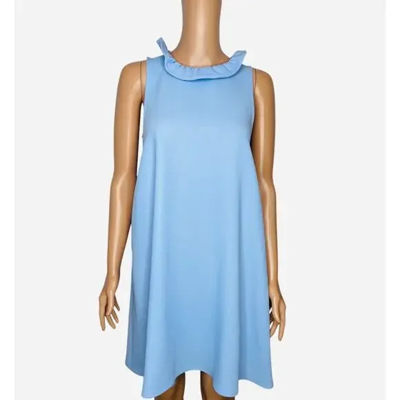 Tuckernuck Pomander Place Blythe Dress Light Blue size Small sleeveless - Picture 3 of 9